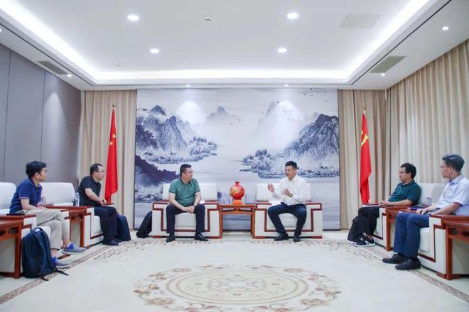 强强联手促发展 山东新北洋集团总经理荣波一行莅临旭子科技考察交流